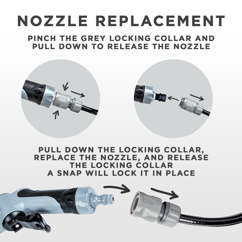 Ivation فوهة استبدال إيفيشن لجهاز IVA-Swasher الغسالة المحمولة متعددة الاستخدامات مع خزان الماء - Image 2